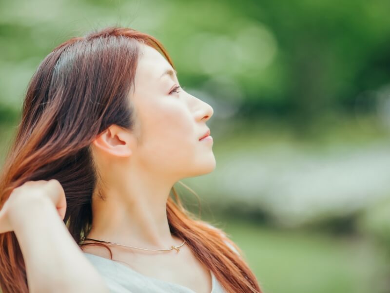 美髪効果の促進